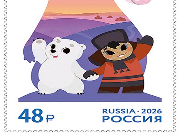 Герои любимых мультфильмов — на почтовых марках.